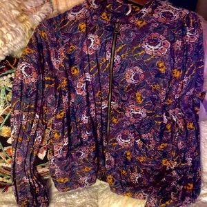 ~ f•p  f l o r a l   7 0 s  j a c k e t ~